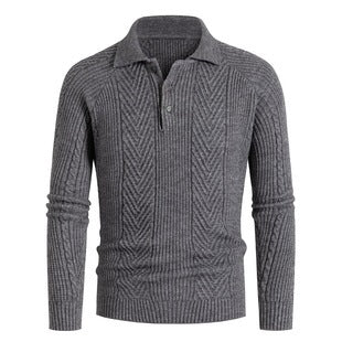 Herren Pullover Rautenmuster Klassisch Modern