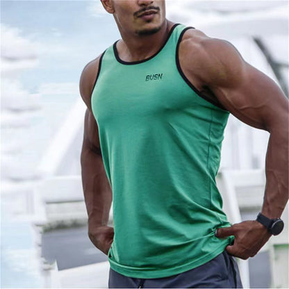 Herren Tanktop Sport atmungsaktiv Schnittfits