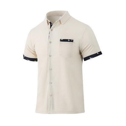Herren Kurzarmhemd Modern Stilvoll Berlin