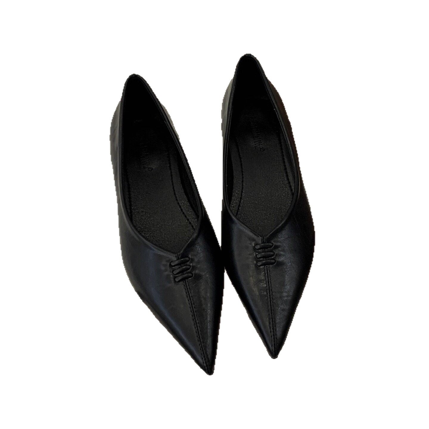 Damen Ballerinas Spitze Silber Metallic Schuhe Elegant