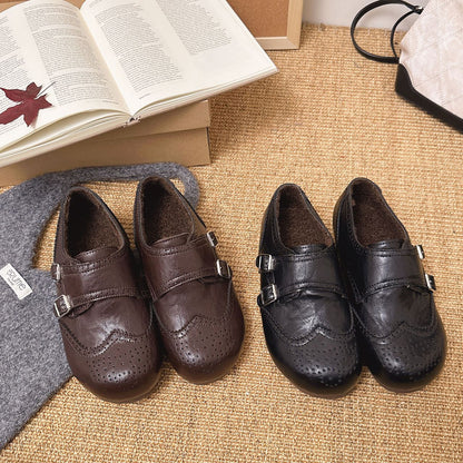 Damen Schnürschuhe Elegant Schnallenverschluss Schuhe für Frauen - BerlinGlamour