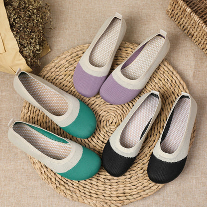 Damen Ballerinas Atmungsaktiv Komfortabel Schuhe - BerlinGlamour
