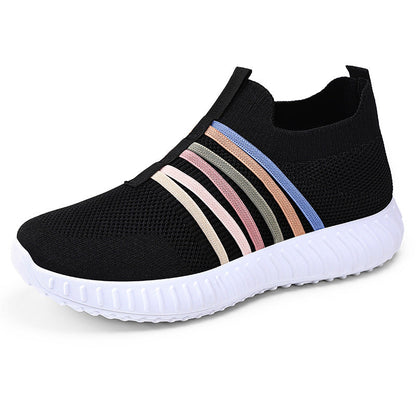 Damen Sneaker Atmungsaktiv Flexibel Sportlich Elastisch