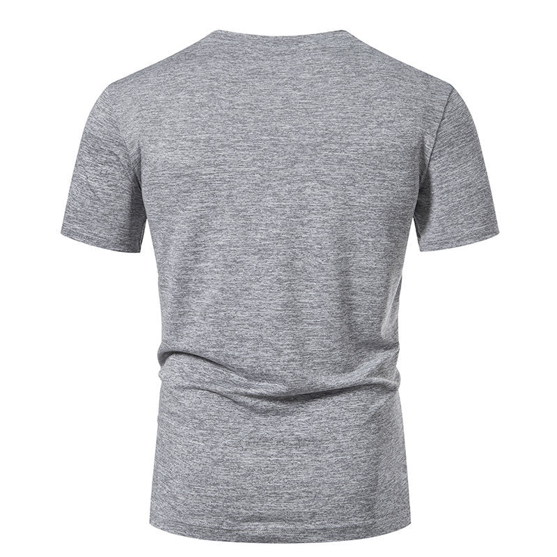 Herren T-Shirt Kurzarm Baumwolle Atmungsaktiv Modisch