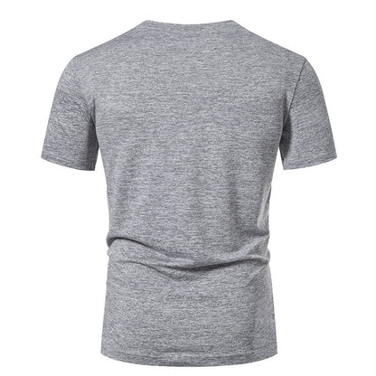 Herren T-Shirt Kurzarm Baumwolle Atmungsaktiv Modisch