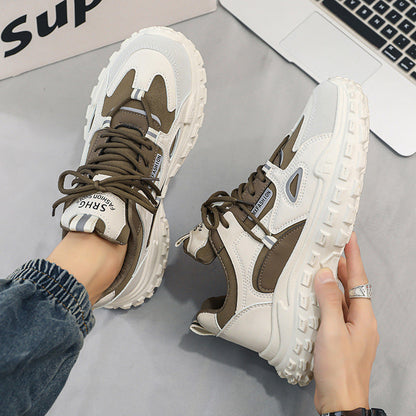 Damen Sneaker Sportlich Chunky mit Dämpfung Rutschfest