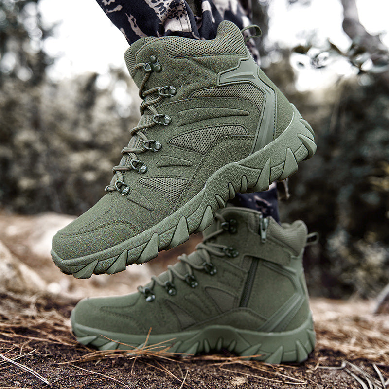 Wanderstiefel Herren atmungsaktiv Griffig Gummisohle