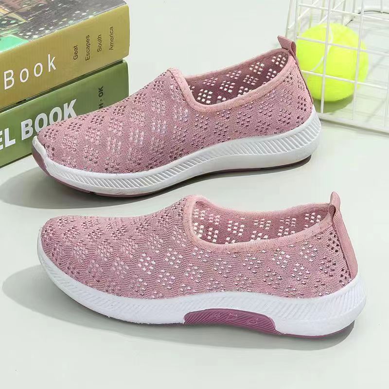 Damen Sneaker atmungsaktiv Elastisch Bequem Damen Schuhe