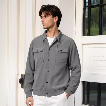 Herren Outdoor Jacke Urban Style Reißverschluss