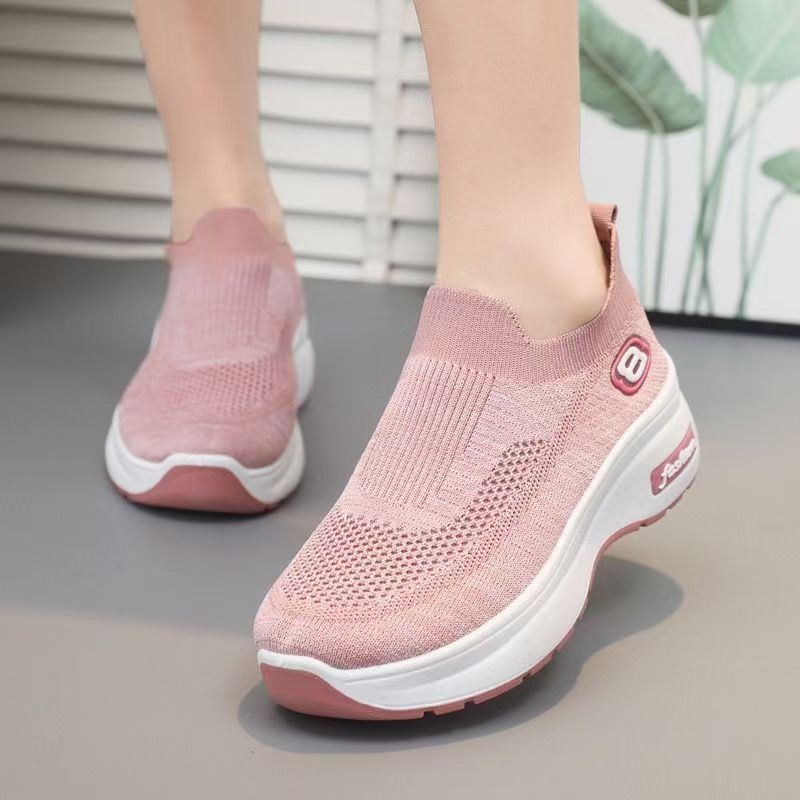 Damen Sneaker Komfort Atmungsaktiv Weich