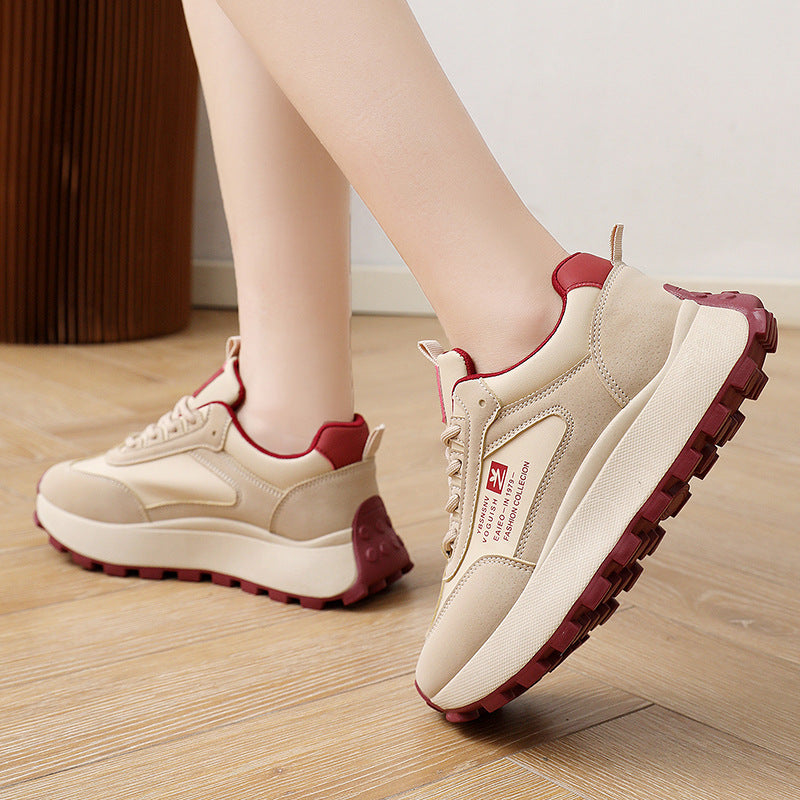Damen Sneaker Sportlich Komfortabel mit Rutschfester Sohle