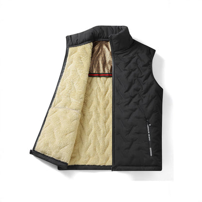 Herren Fleece-Weste Isoliert Warm