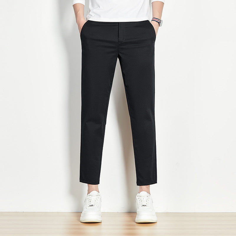 Herren Chino Hose Slim Fit Elastisch