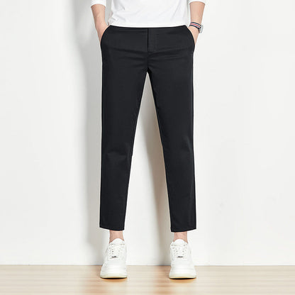 Herren Chino Hose Slim Fit Elastisch