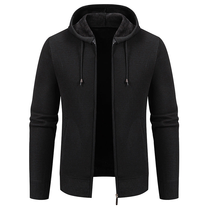 Herren Kapuzenjacke Warm Isoliert Modern