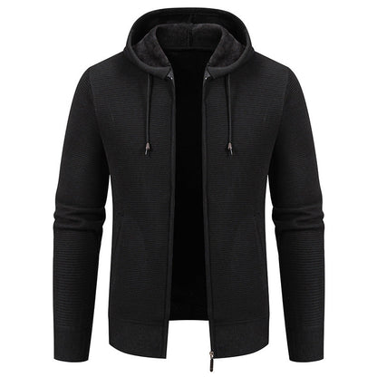Herren Kapuzenjacke Warm Isoliert Modern