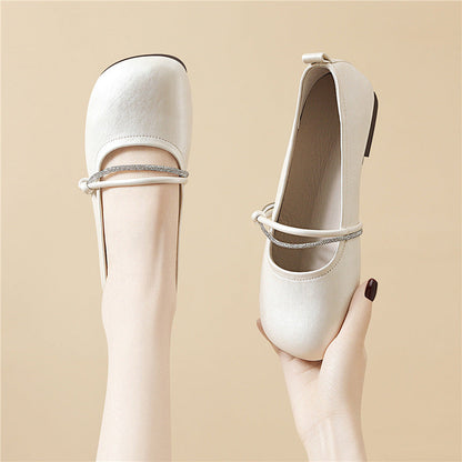 Damen Ballerinas Schmuckdetail Elegant Damen Schuhe
