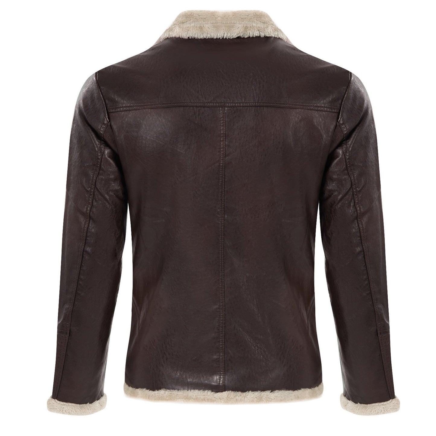 Lederjacke Herren Elegant Leder Schmale Passform