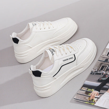 Damen Sneaker Laufschuhe Dickesohlig Atmungsaktiv Sportlich