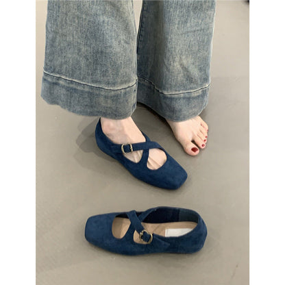 Damen Mokassins Tierdruck Elegant Schnalle