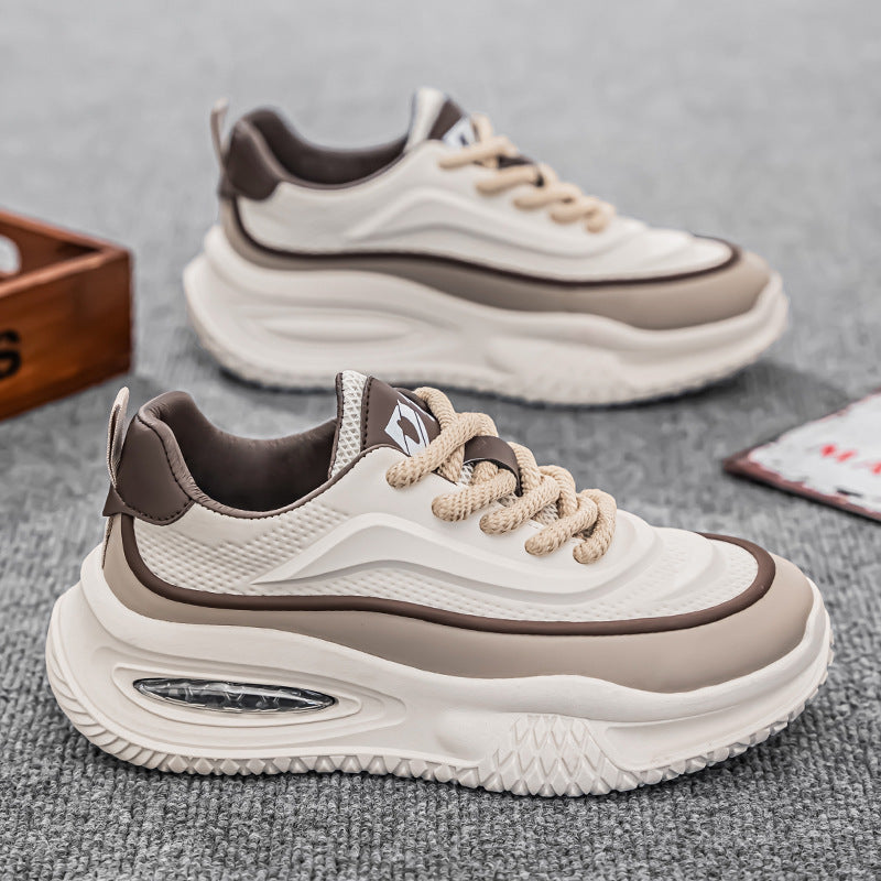 Damen Sneaker mit Luftpolster Komfortschuh Weiß