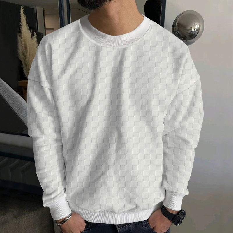 Herren Sweatshirt Modern Lässig Strukturiert