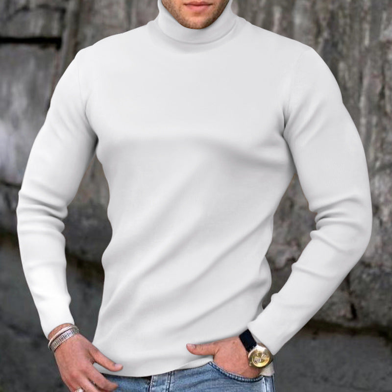 Herren Rollkragenpullover Elegantes Design Modern