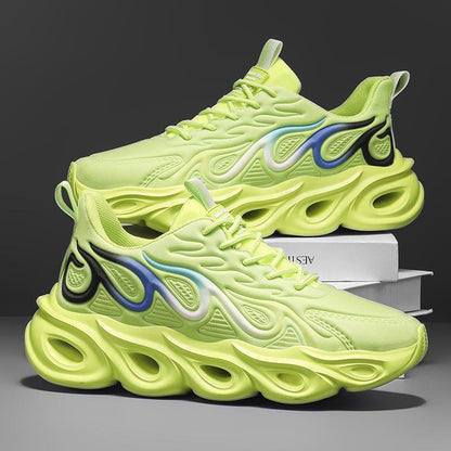 Damen Sneaker Sportlich Air Boost Laufschuhe Mit Innovativer Sohle