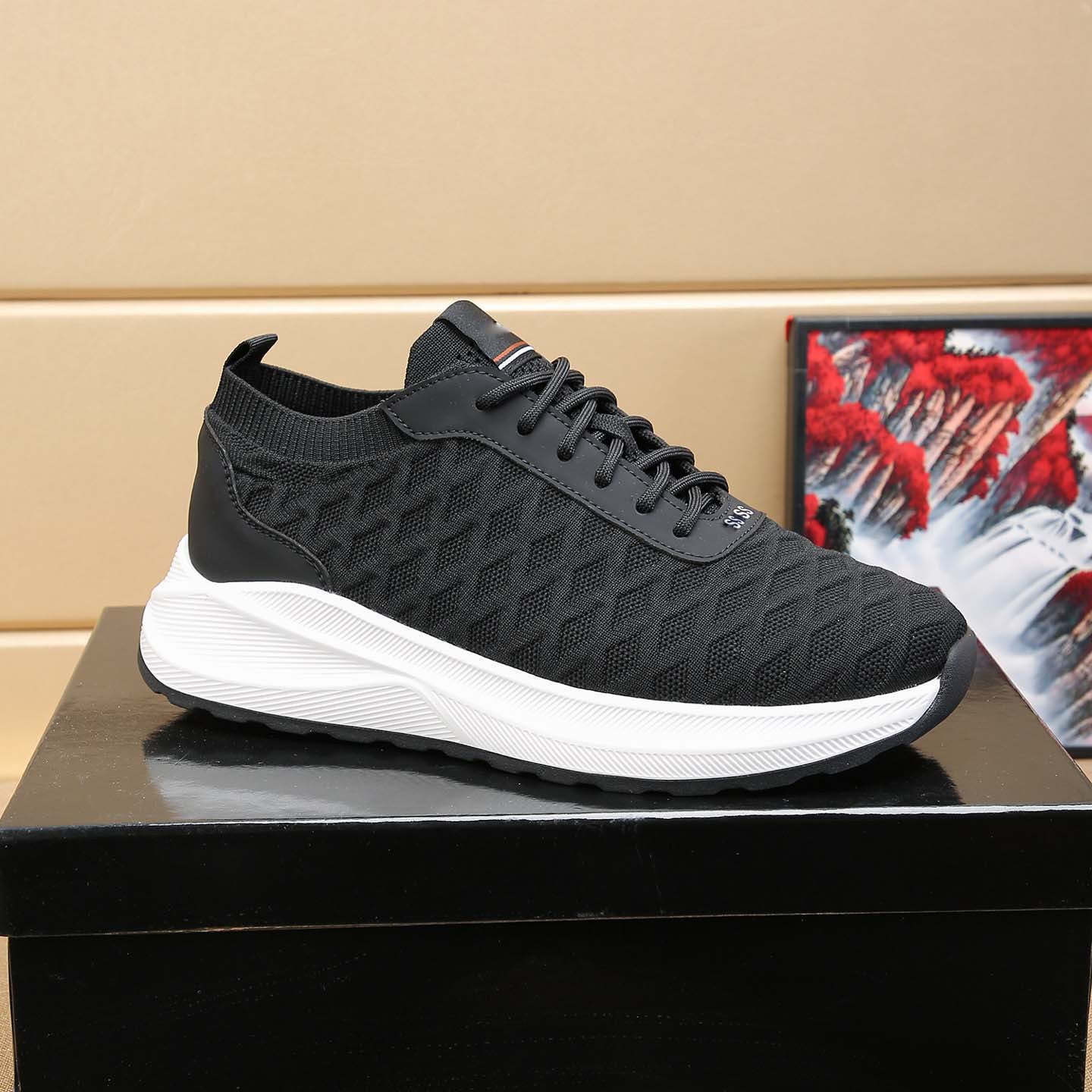 Damen Sneaker Sportlich mesh atmungsaktiv Laufschuhe