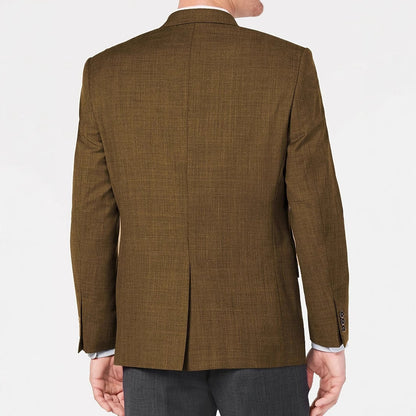 Herren Anzug Blazer Modern Slim Fit Schwarz