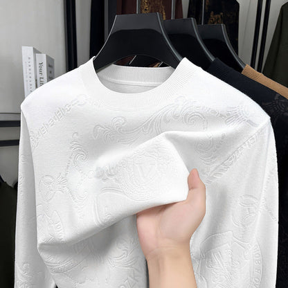 Herren Strickpullover mit 3D Logo Modern Berlin Style