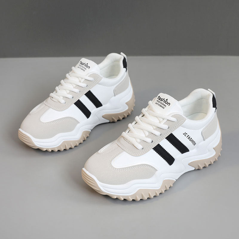 Damen Sneaker Sportlich Chunky Design Komfort Sohle