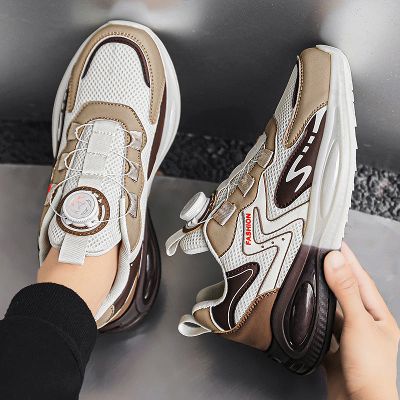 Damen Sneaker Sportlich Laufschuhe mit Dämpfung und Schnellschnürung