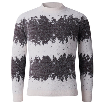 Herren Pullover Strukturfarbe Trendig Modern