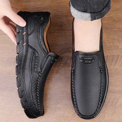 Damen Leder Slipper Bequem Elegante Heidi Stil