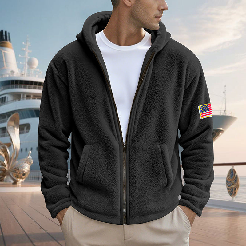 Weicher Herren Pullover Kapuzenpullover Fleece Bequem