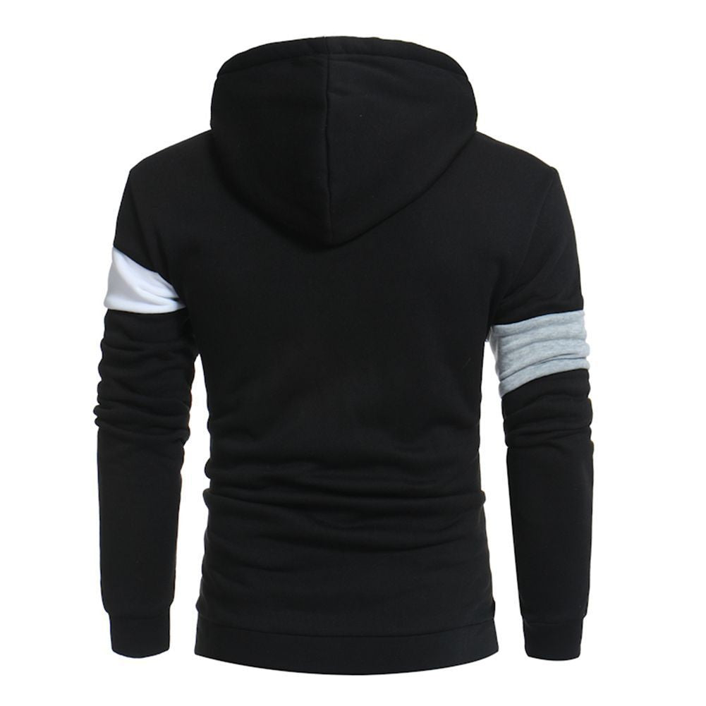 Herren Kapuzenpullover Sportlich Farbblock Design