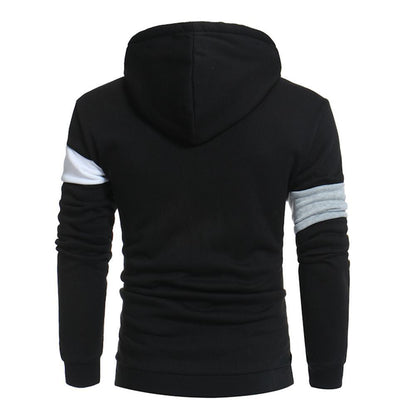 Herren Kapuzenpullover Sportlich Farbblock Design