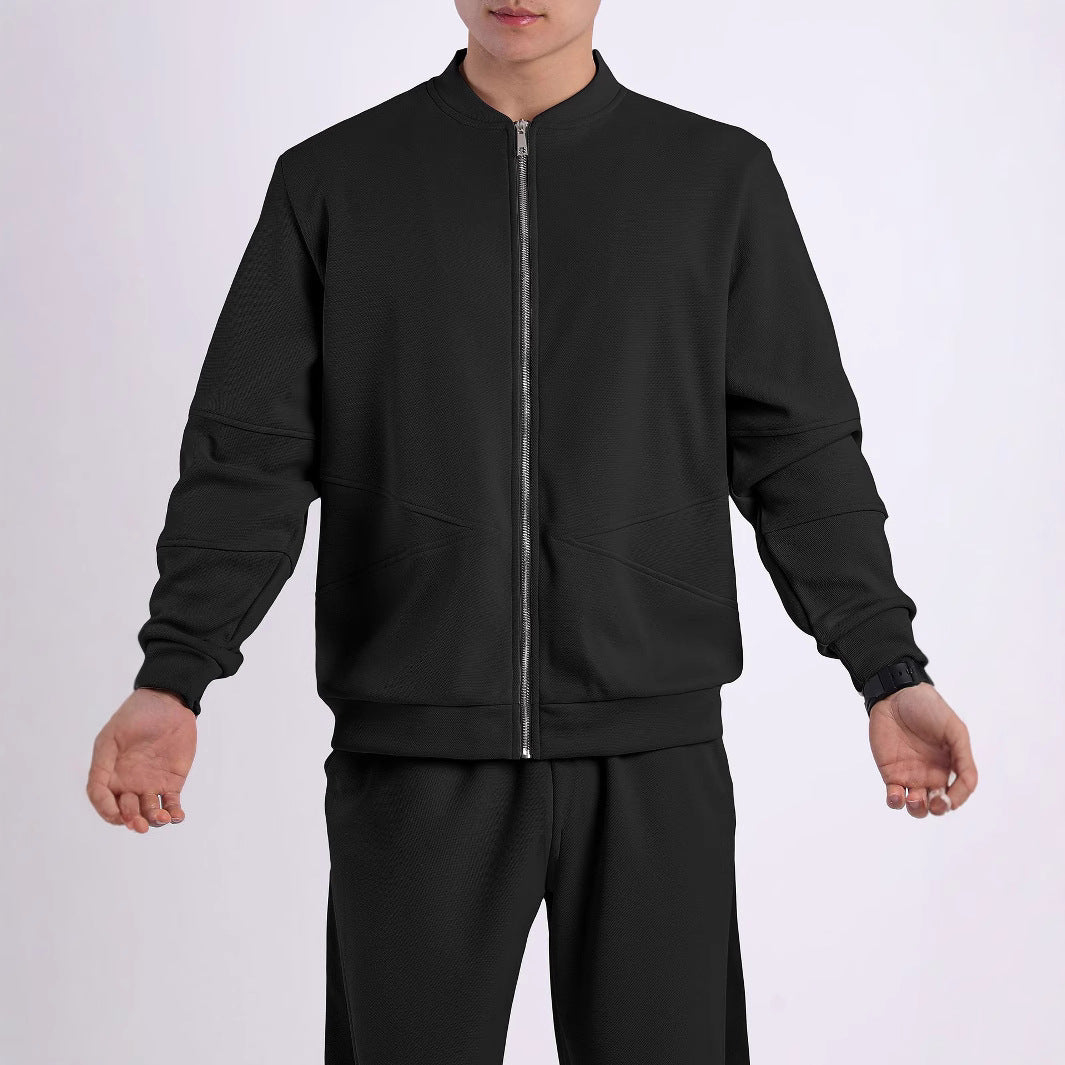 Herren Trainingsjacke Sportlich Modern Schnitt