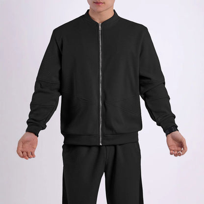 Herren Trainingsjacke Sportlich Modern Schnitt