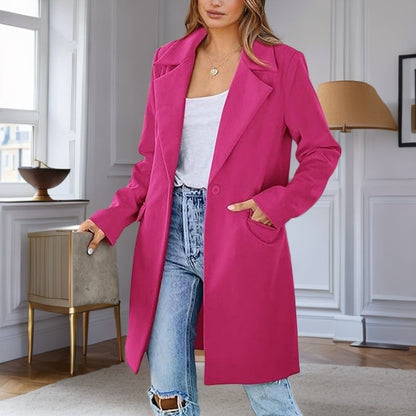 Damen Eleganter Freizeitmantel wird zu: Damen Mantel Elegantes Design Trendy