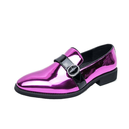Damen Mokassins Elegant Schnallen Detail Modern