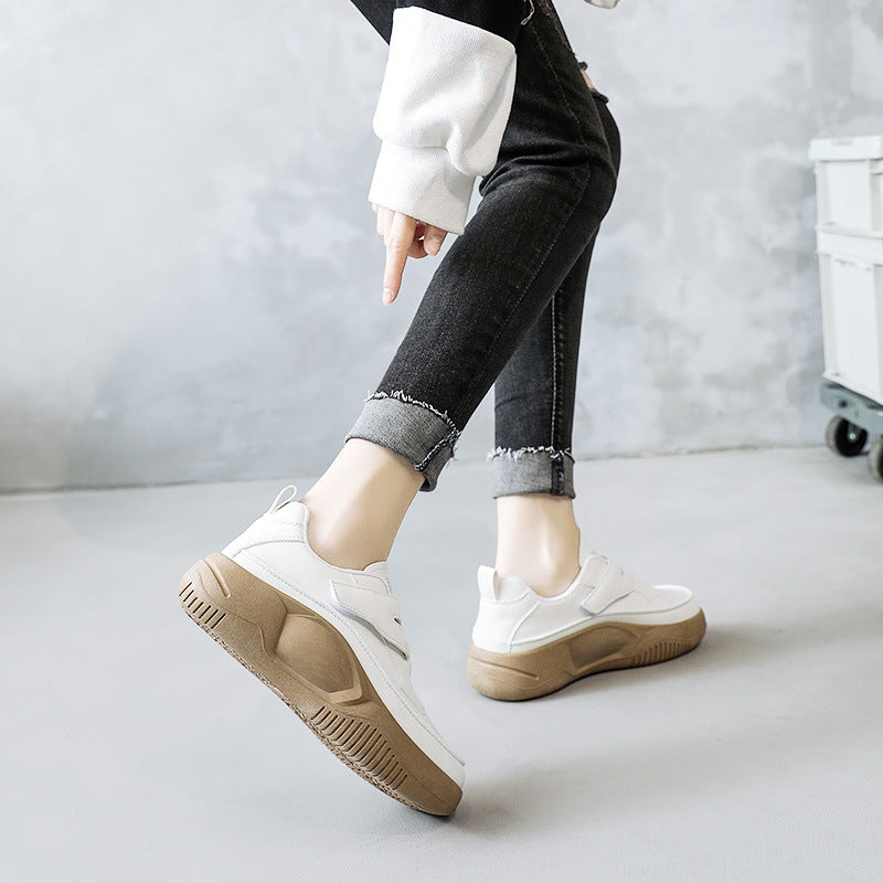 Damen Sneaker Trendy Knöchelstabil mit elastischem Riemen