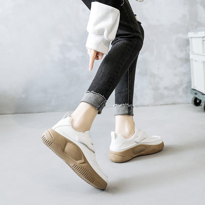 Damen Sneaker Trendy Knöchelstabil mit elastischem Riemen