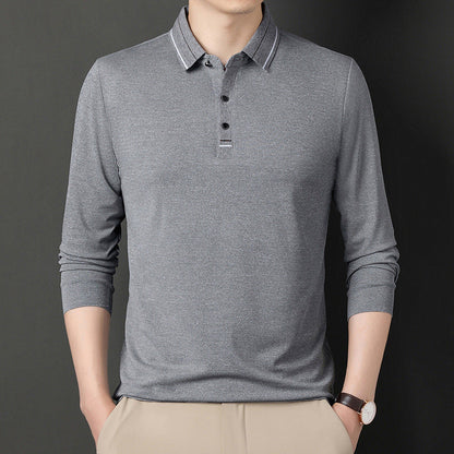 Herren Langarm Polo Hemd Modern Slimfit
