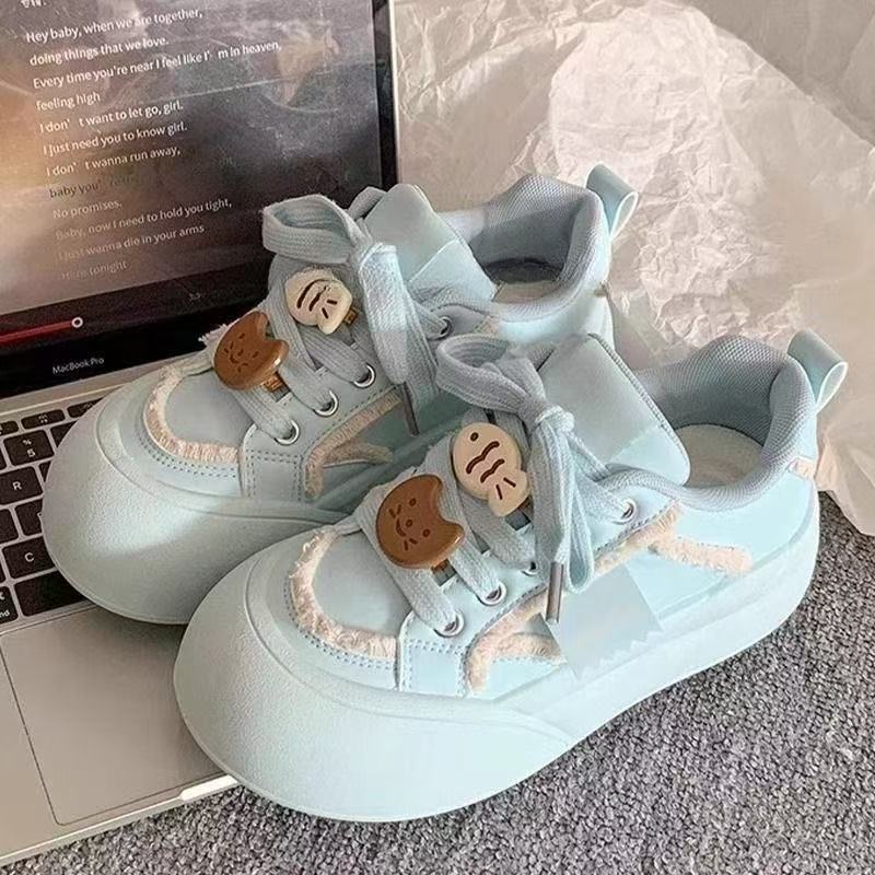 Damen Sneaker Chunky mit Tiermotiv Bequem Lustig - BerlinGlamour