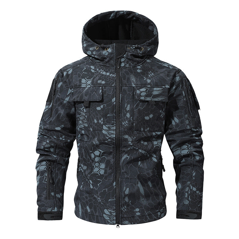 Herren Outdoor Funktionsjacke Wasserdicht Tactical