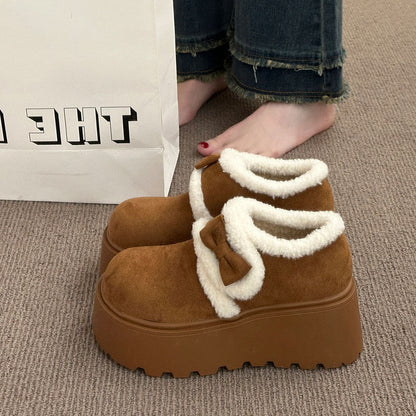 Damen Clogs Weich Bequem mit Schleife