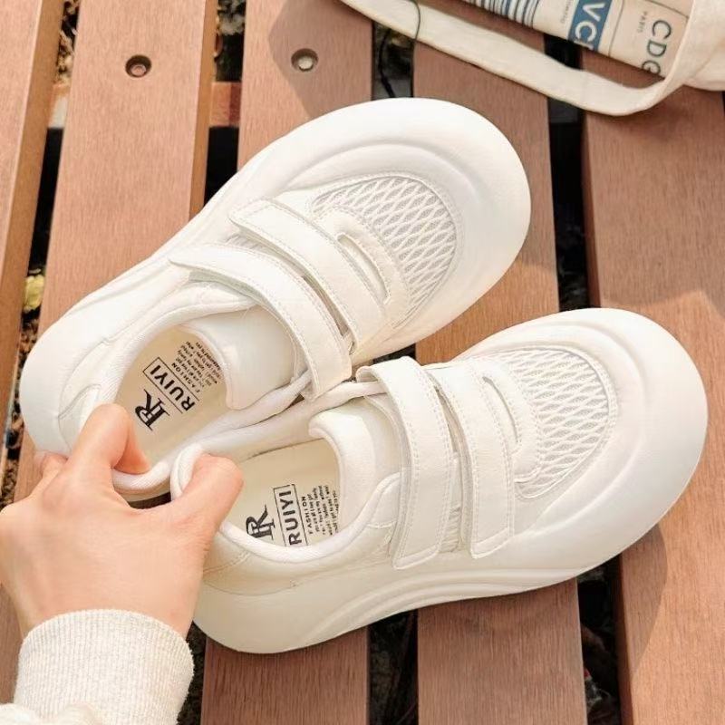 Damen Sneaker Plateau Schuhe Atmungsaktiv Mesh