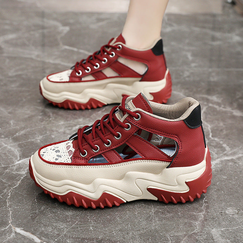 Damen Sneaker Hochwertig Bequem Modisch